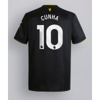 Maglia Calcio Manchester United Matheus Cunha #10 Terza Divisa 2025-26 Manica Corta
